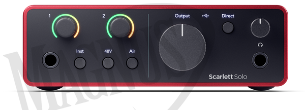 Focusrite Scarlett Solo 4th Gen  - interfejs audio USB - Gwarancja 3 lata