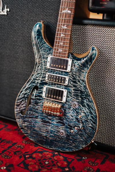 PRS 40th Anniversary Special Semi-Hollow Faded Whale Blue - gitara elektryczna USA