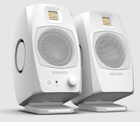 Adam Audio D3V WH + H200 - para monitorów aktywnych ze słuchawkami