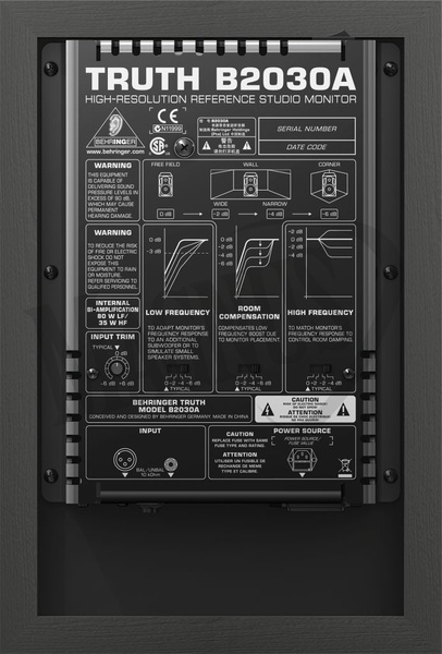 Behringer Pro Truth B2030A aktywny monitor studyjny