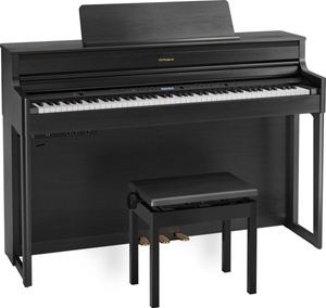 Roland HP704-CH (Charcoal Black) pianino cyfrowe ze statywem KSH704