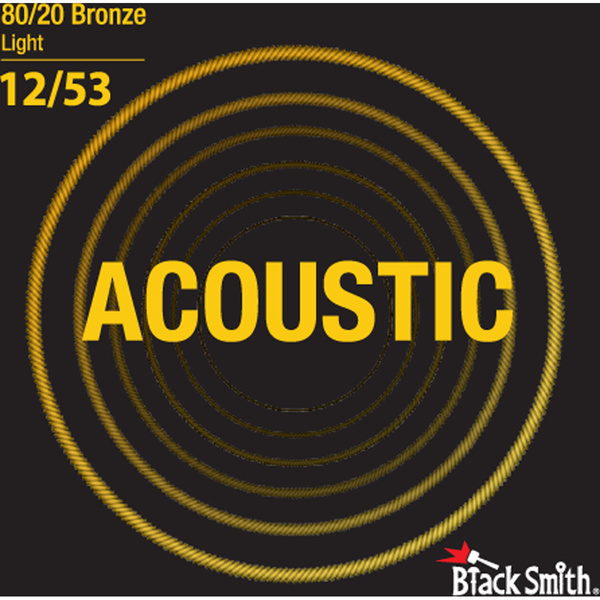 BlackSmith BR-1253 Light  struny do gitary akustycznej