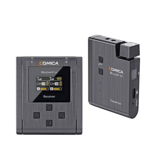 Comica BoomX-U U1  - bezprzewodowy system mikrofonowy do kamery, aparatu, smartfona