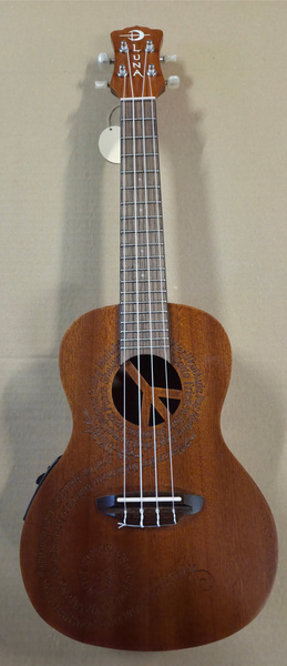 Luna Mahogany Maluhia Peace Concert - ukulele koncertowe elektryczne - Powystawowe