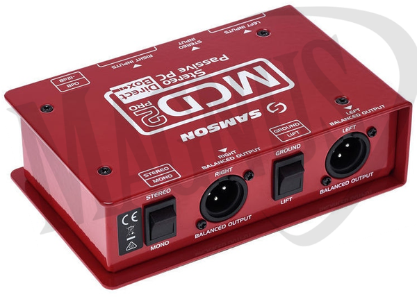 Samson S-Max MCD2 Pro stereofoniczny pasywny DI BOX