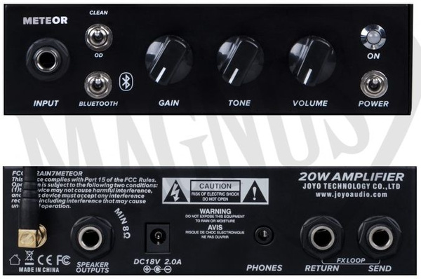 Joyo Bantamp Meteor - mini głowa gitarowa 20W głowa - ekspozycja