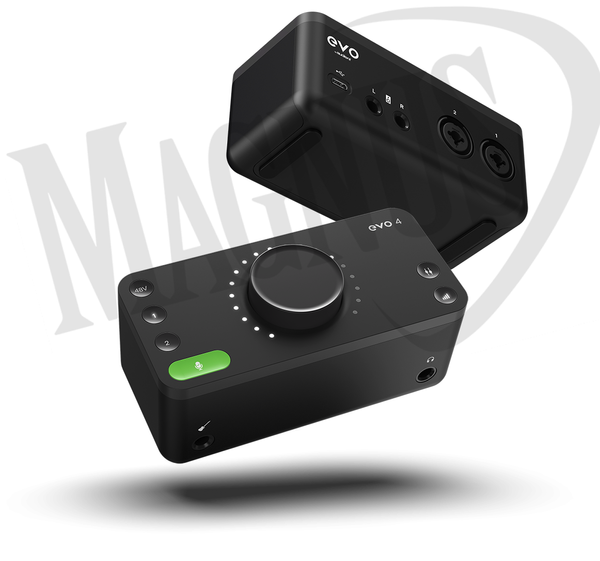 Audient EVO4 interfejs audio USB 2 wejścia/2 wyjścia, innowacyjny tryb Smartgain