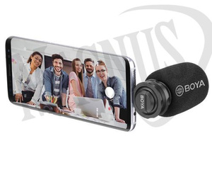 BOYA BY-DM100 cyfrowy Mikrofon Stereofoniczny do gniazda USB Typu-C