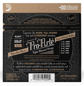 D'Addario EJ 47 struny do gitary klasycznej