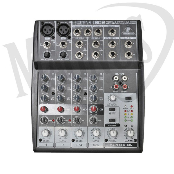 Behringer Xenyx 802 mikser z preampami XENYX