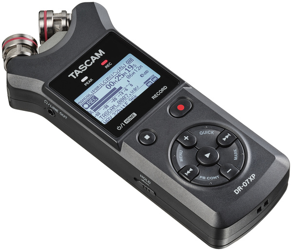 Tascam DR-07XP rejestrator cyfrowy WAV/MP3