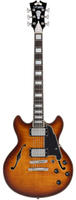 D'Angelico Premier Mini DC Dark Iced Tea Burst - gitara elektryczna