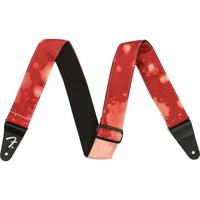 Fender Tie Dye Acid Wash Strap Red pasek