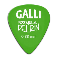 Galli Delrin D-51Y - kostki gitarowe 0,88 mm, 12 szt.