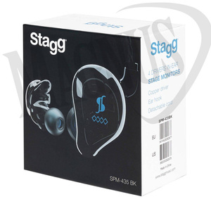 Stagg SPM-435 BK douszne monitory słuchawkowe