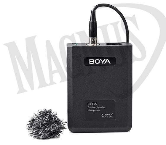 BOYA BY-F8C profesjonalny mikrofon kardioidalny typu wideo / instrumentalny (krawatowy)