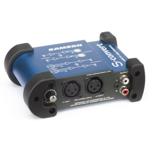 Samson S-CONVERT  konwerter RCA - XLR