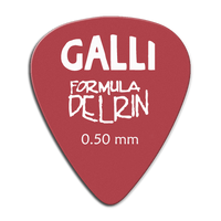 Galli Delrin D-51Y - kostki gitarowe 0,50 mm, 12 szt.