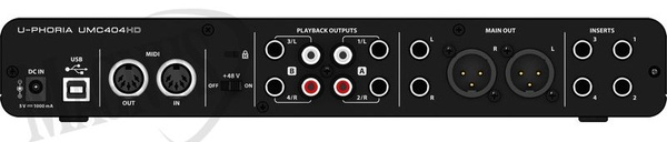 Behringer UMC404HD interfejs audio USB - po zwrocie