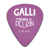 Galli Delrin D-51Y - kostki gitarowe 1,14 mm, 12 szt.