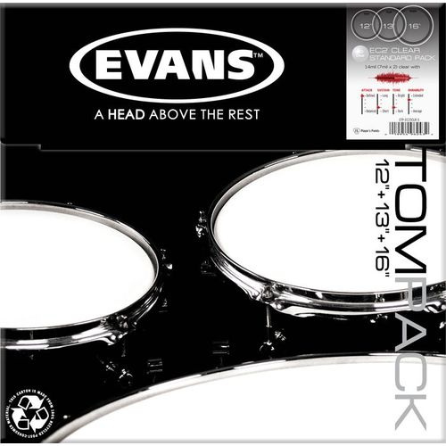Evans TomPack EC-2 Clear Standard zestaw naciągów perkusyjnych