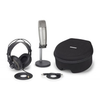 Samson C01U Pro Recording/Podcast zestaw mikrofon + statyw + słuchawki studyjne