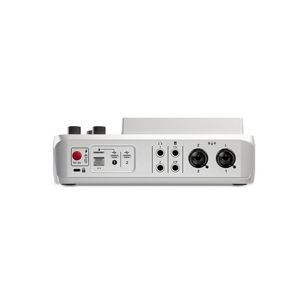 RodeCaster DUO White studio produkcji podcastów