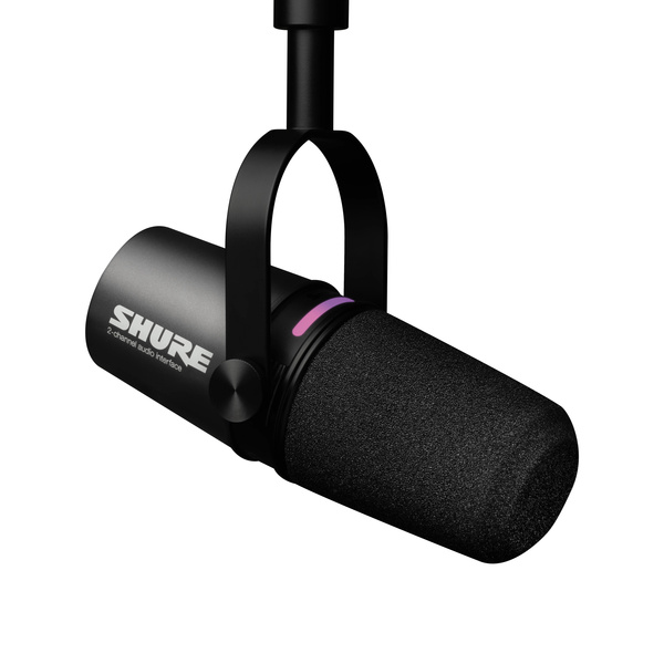 Shure MV7i Mikrofon lektorski/wokalny z wbudowanym interfejsem audio