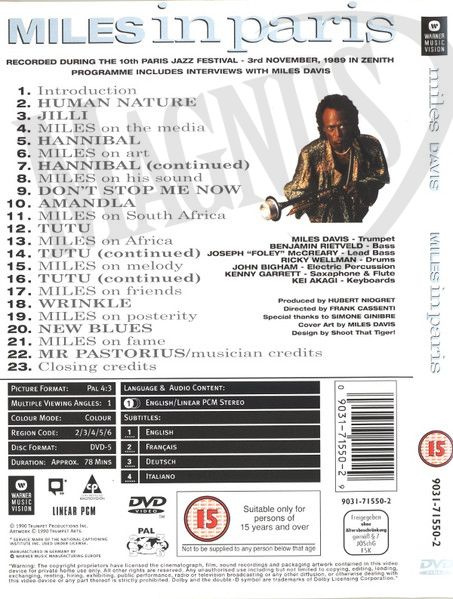 Miles Davis - Miles in Paris