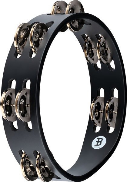 Meinl CTA2S-BK tamburyno Compact Wood Series Tambourine 8" Czarne