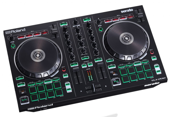 Roland DJ-202 kontroler pod Serato kontroler DJ