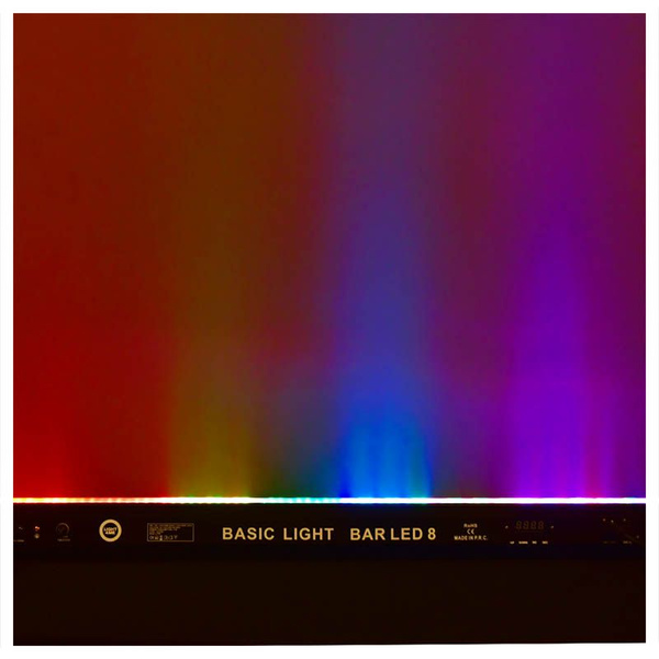 Light4Me Basic Light Bar Led 8 RGB MKII IR BK - listwa led