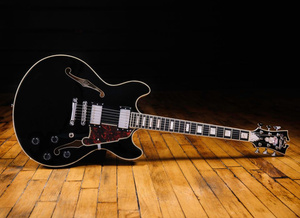 D'angelico Premier DC Black Flake V2 gitara elektryczna