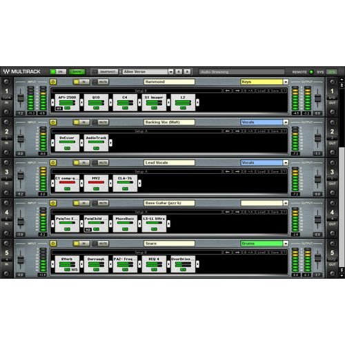 Waves Multirack oprogramowanie studyjne