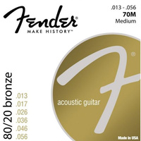 Fender 70 M struny do gitary akustycznej