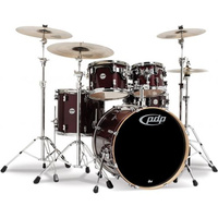 PDP CONCEPT Maple PD805.901 Transparent Cherry Lacquer + Hardware Pack perkusja akustyczna