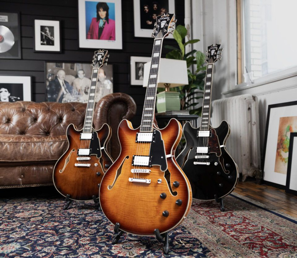 D'Angelico Premier DC Brown Burst gitara elektryczna
