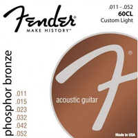 Fender 60 CL struny do gitary akustycznej