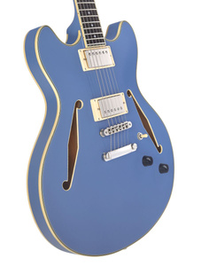 D'Angelico Excel DC Tour Solid Slate Blue gitara elektryczna