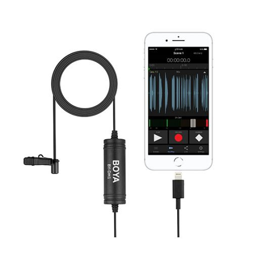 BOYA BY-DM1 błyskawiczny dookólny mikrofon lavalier iOS