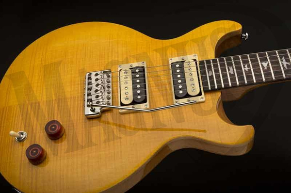 PRS 2017 SE Santana Yellow - sygnowana gitara elektryczna