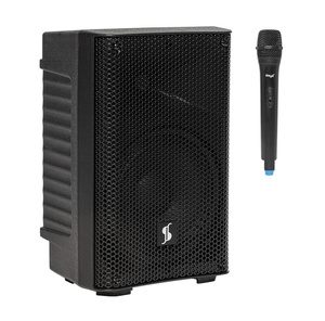 Stagg AS 8B  - dwudrożna kolumna aktywna 250W UHF w zestawie mikrofonem