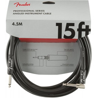 Fender Professional kabel 15′ Angle Black kabel instrumentalny