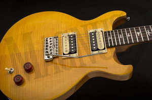 PRS 2017 SE Santana Yellow - sygnowana gitara elektryczna