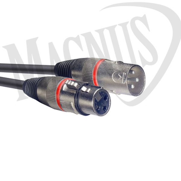 Stagg SMC6 RD - kabel mikrofonowy 6m z czerwonym oznaczeniem końcówek  wysokiej jakości