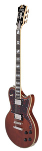 D'Angelico Deluxe Atlantic Baritone Satin Walnut gitara elektryczna