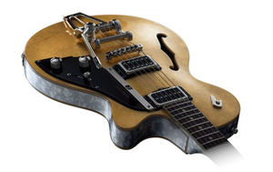Duesenberg Starplayer TV 25th Anniversary Gold Leaf gitara elektryczna, edycja limitowana