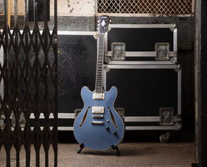 D'Angelico Excel DC Tour Solid Slate Blue gitara elektryczna