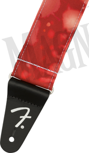 Fender Tie Dye Acid Wash Strap Red  pasek