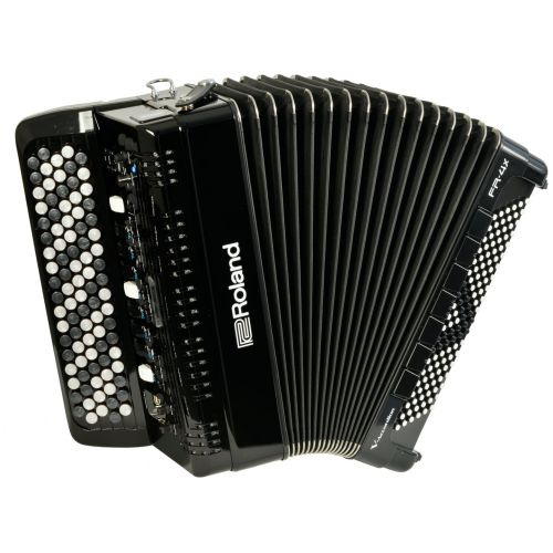 Roland FR 4XB BK - cyfrowy akordeon guzikowy akordeon